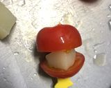 桃缶ミニトマトピンチョス作り方3写真