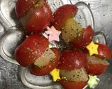 桃缶ミニトマトピンチョス作り方4写真