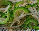 ゴーヤともやしのおひたし～☺うどん添え作り方2写真