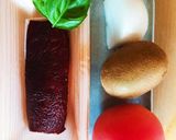 タコとトマトとキウイのコロコロサラダ作り方1写真