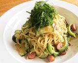 簡単カフェ飯★ゴーヤの和風ペペロンチーノ作り方7写真