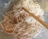 パパ絶賛！大根餅風刺身のツマのかき揚げ。作り方1写真