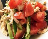 鶏胸肉の夏サラダ【男の簡単サラダ】作り方6写真