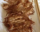パパ絶賛！大根餅風刺身のツマのかき揚げ。作り方4写真