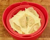 レンジで簡単！おいしい鶏ワンタンラーメン作り方3写真