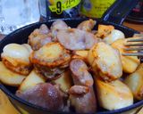 ホタテと砂肝とエリンギの醤油焼き♪作り方3写真