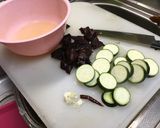 キクラゲと夏野菜のピクルス、糖質カットで作り方3写真