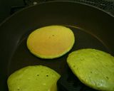 黒蜜きな粉で食べる 抹茶ホットケーキ作り方4写真