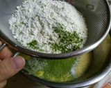 抹茶＆ホワイトチョコのしっとりケーキ作り方2写真