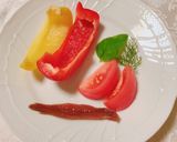 甘〜い❣️パプリカのアンチョビパン粉焼き作り方1写真