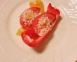 甘〜い❣️パプリカのアンチョビパン粉焼き作り方4写真