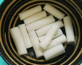 トッポギとしめじのネギ味噌マヨチーズ焼き作り方2写真