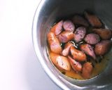 (お弁当)ウィンナーコンソメスープ煮作り方3写真