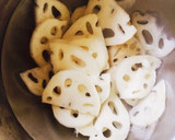 ♡蓮根と海老のはさみ揚げ♡作り方3写真