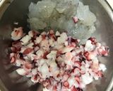 タコ・エビたっぷりのご馳走パスタ作り方4写真