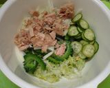 苦くない！　ゴーヤと白菜とツナのサラダ作り方9写真