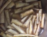 ゴボウの梅酢煮作り方2写真