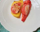 甘〜い❣️パプリカのアンチョビパン粉焼き作り方7写真
