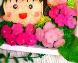 『ちびまる子ちゃん♡友蔵♡紫陽花』弁当♡作り方16写真