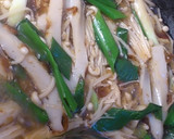 ◆九条ネギとエノキの炒め物◆作り方6写真