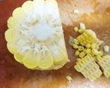 我が家のとうもろこしご飯作り方1写真