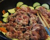 簡単＊豚肉とズッキーニのにんにく味噌炒め作り方4写真