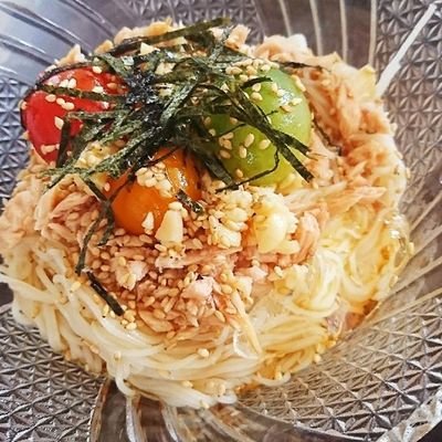 トマトにんにく 完コピ！トマトとにんにくのスパゲティ by HAMAMOCO