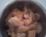 絶品♬ささみでつくる揚げない酢鶏♬作り方1写真