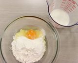 オープンパンケーキ♡作り方1写真