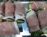 ズッキーニの肉巻き～梅ソース添え作り方5写真