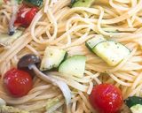 夏野菜で！生ハムとズッキーニのパスタ作り方6写真