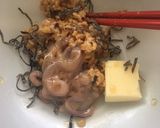 めちゃマイルドクリーミー納豆塩辛パスタ作り方1写真