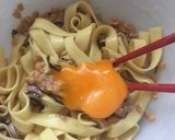 めちゃマイルドクリーミー納豆塩辛パスタ作り方4写真