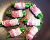 いんげんの豚バラ巻き(ソルトレモン風味)作り方3写真