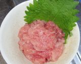簡単おつまみ！鮪ねぎとろの塩レモンユッケ作り方2写真