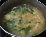 贅沢♪卵1個落としの味噌汁♪作り方4写真