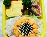 夏のひまわり弁当《キャラ弁》作り方3写真