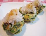 鶏ひき肉DEにらたっぷりつくね♪♪作り方4写真
