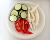 3色野菜のハニーレモン漬け作り方1写真