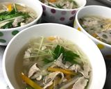 白だしで簡単！根菜たっぷり沢煮椀風作り方4写真