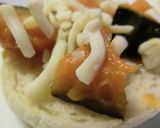南瓜煮物のバジルレモン＊チーズトースト作り方5写真