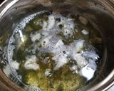 シモフリシメジ、豆腐などのお吸い物作り方5写真