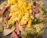 マヨネーズ大好き スパムと卵の野菜炒め作り方5写真