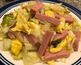 マヨネーズ大好き スパムと卵の野菜炒め作り方6写真