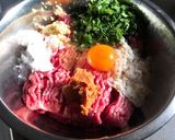 大葉の香りの豚つくね作り方3写真