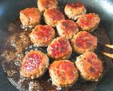 大葉の香りの豚つくね作り方6写真