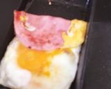 朝ごはん、お弁当に最適！ハムエッグ作り方4写真