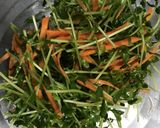作り置き 豆苗と人参のナムル作り方2写真