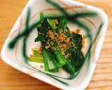 火を使わないレンジで小松菜おひたし作り方6写真