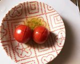 簡単！お湯不要ミニトマト湯むき♪10秒！作り方2写真